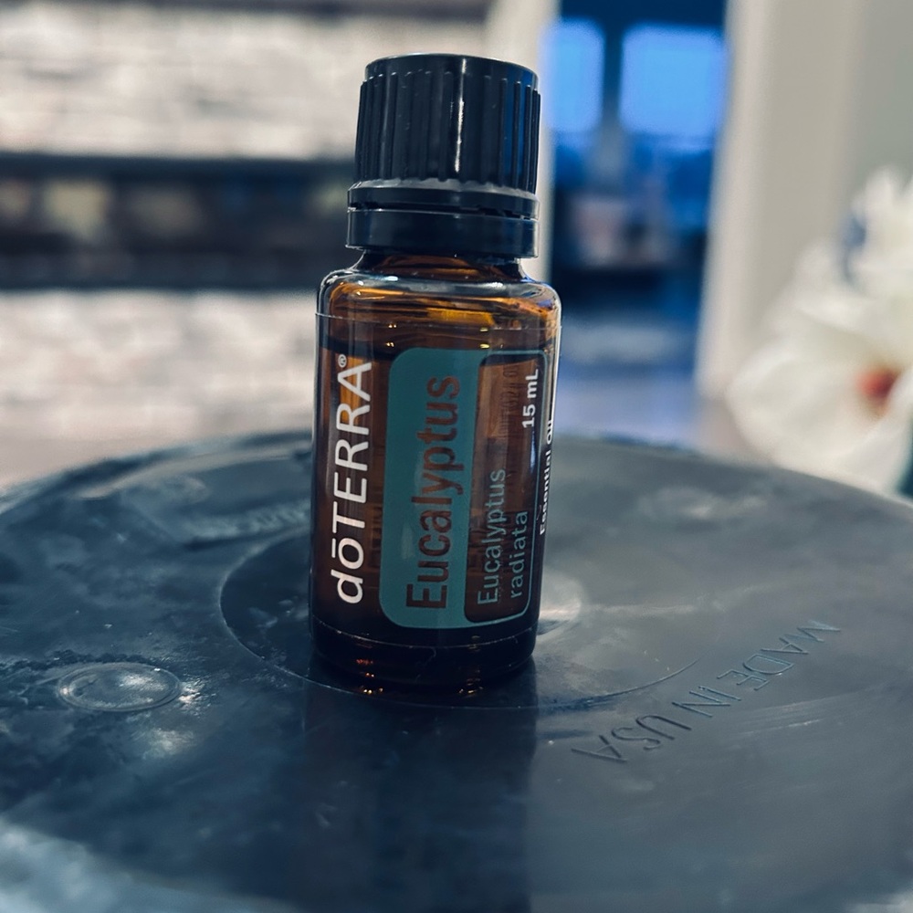 Doterra Eucalyptus Essential Oil Bottle with Green Label